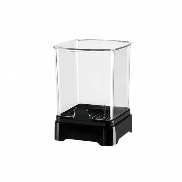 Fruit Slicer Cup with Detachable Cutter for Strawberry, Banana, Hard-Boiled Egg and Quick Meal Prep, Black (1-Pack)