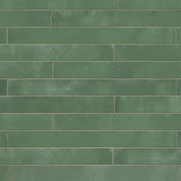 Phoenix Green 1-7/8 in. x 17-3/4 in. Porcelain Floor and Wall Tile (7.42 sq. ft./Case)