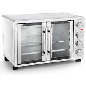 MegaChef 30 Liter Stainless Steel French Door Multi-Function Electric Toaster Oven