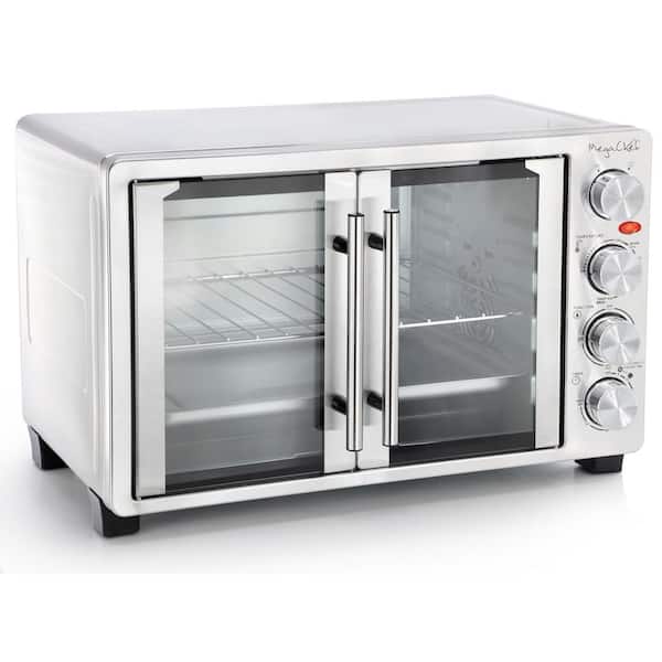 Megachef MegaChef 30 Liter Stainless Steel French Door Multi-Function Electric Toaster Oven