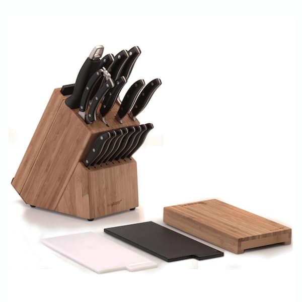 BergHOFF Essentials 20 piece Forged Stainless Steel Cutlery Set with Block