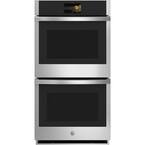 Profile 27 in. Smart Double Electric Wall Oven with Convection (Upper Oven) Self-Cleaning in Stainless Steel