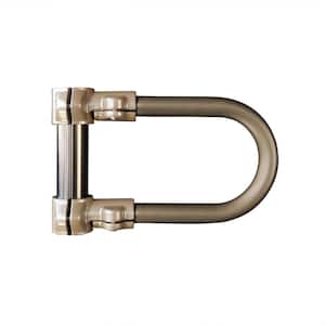 Sure Stand Security Pole 8 in. Single Grab Bar Accessory in Bronze