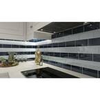Slate 3 in. x 6 in. x 8 mm Glass Subway Wall Tile (5 sq. ft./case)