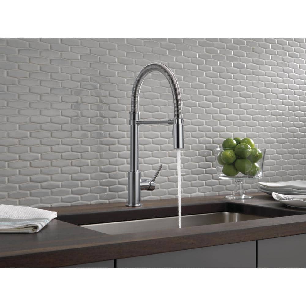 Arctic Stainless Steel Pull-Down Kitchen Faucet with Spray