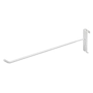 12 in. White Hook for Gridwall (Pack of 96)