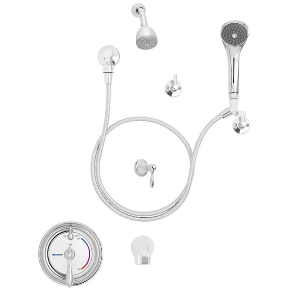 Speakman Sentinel Mark II Regency 1-Handle 1-Spray Tub and Shower Faucet with Hand Shower in Polished Chrome (Valve Included)
