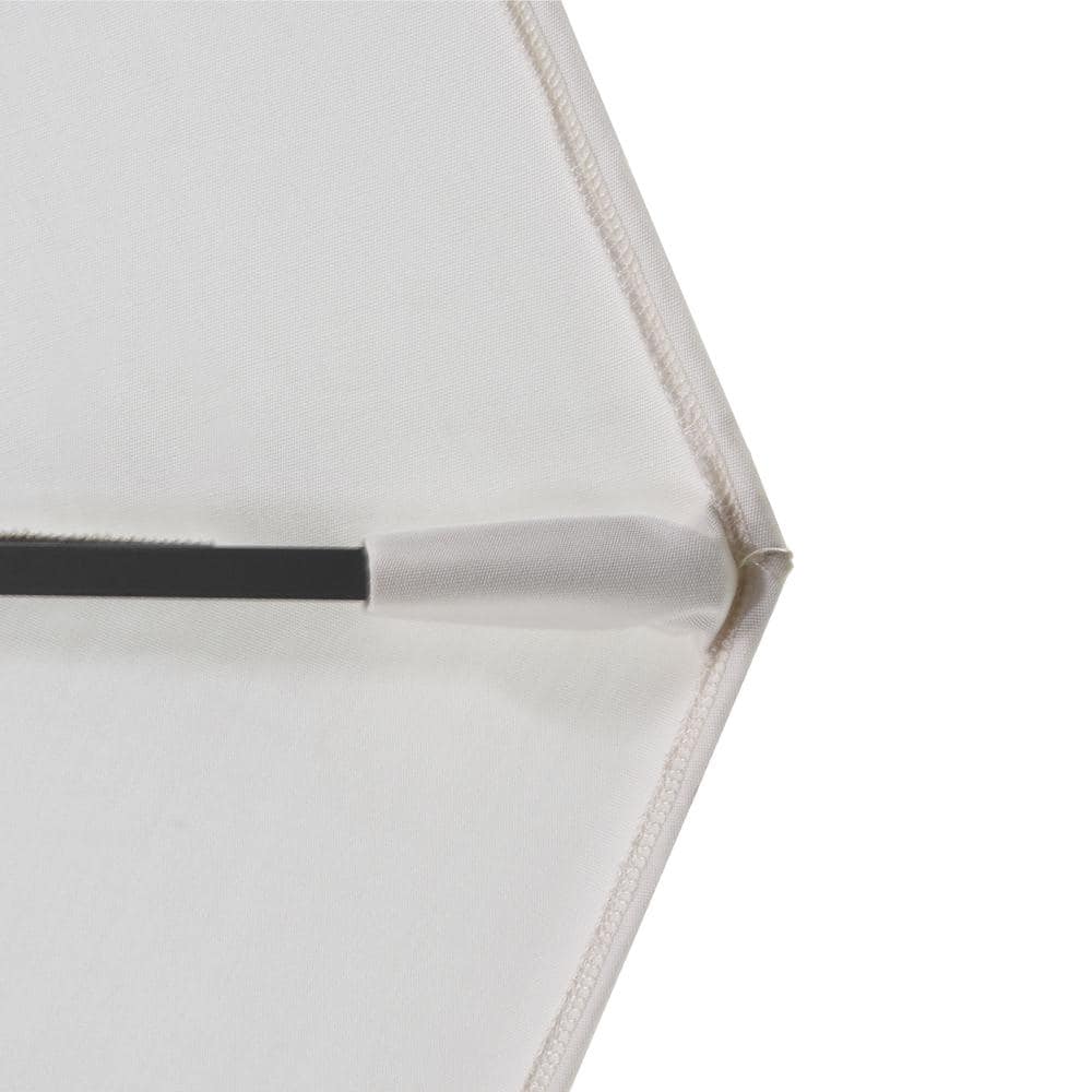 Navy Blue Pacifica Octagonal Outdoor Umbrella with Metal Pole