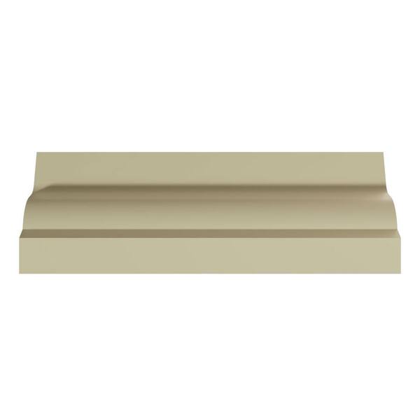 Ekena Millwork Grace 2.375 in. D x 3.375 in. W x 96 in. L Polyurethane Crown Moulding