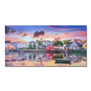 Lakehouse Art Print Gallery Wrapped 30 in. x 60 in.