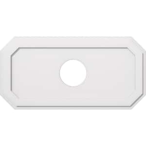 38 in. W x 19 in. H x 7 in. ID x 1 in. P Emerald Architectural Grade PVC Contemporary Ceiling Medallion
