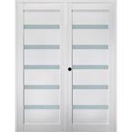 Krosswood Doors 72 in. x 96 in. Rustic Knotty Alder 1-Lite Clear Glass ...