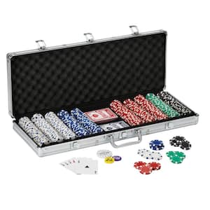 Texas Hold 'Em 500 -Count Poker Chip, Dice and Card Set