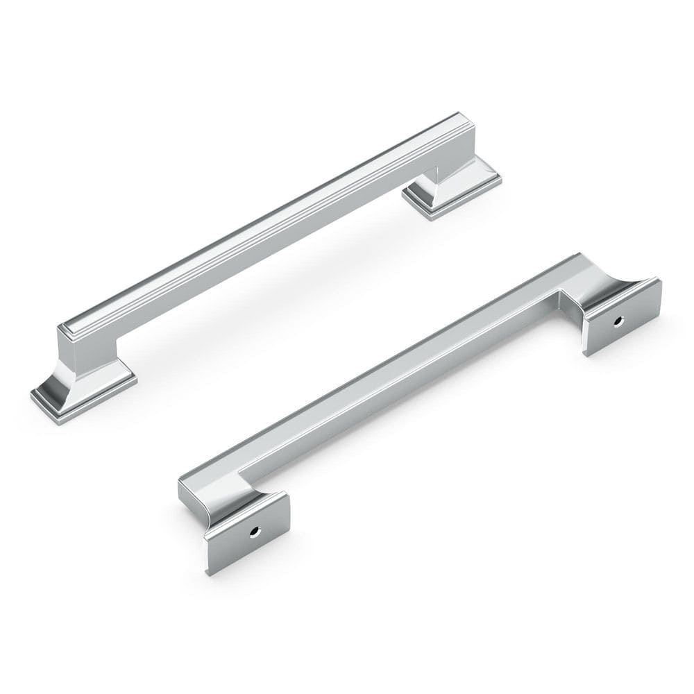 Brownstone Collection Pull 6-5/16 in. (160 mm) Center to Center Polished Chrome Bar Cabinet Pull price history on PriceWatchPro