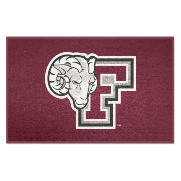 FANMATS Fordham Rams Maroon 19 in. x 30 in. Starter Mat Accent Rug