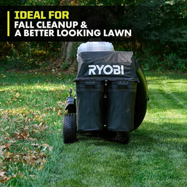 Have a question about RYOBI Bagger for RYOBI 30 in. Riding Lawn