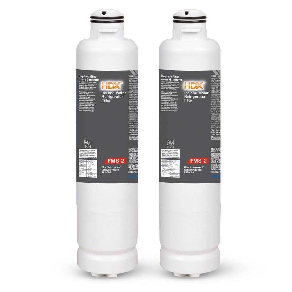 HDX FMS-2 Samsung HAF-CINS Premium Refrigerator Water Filter