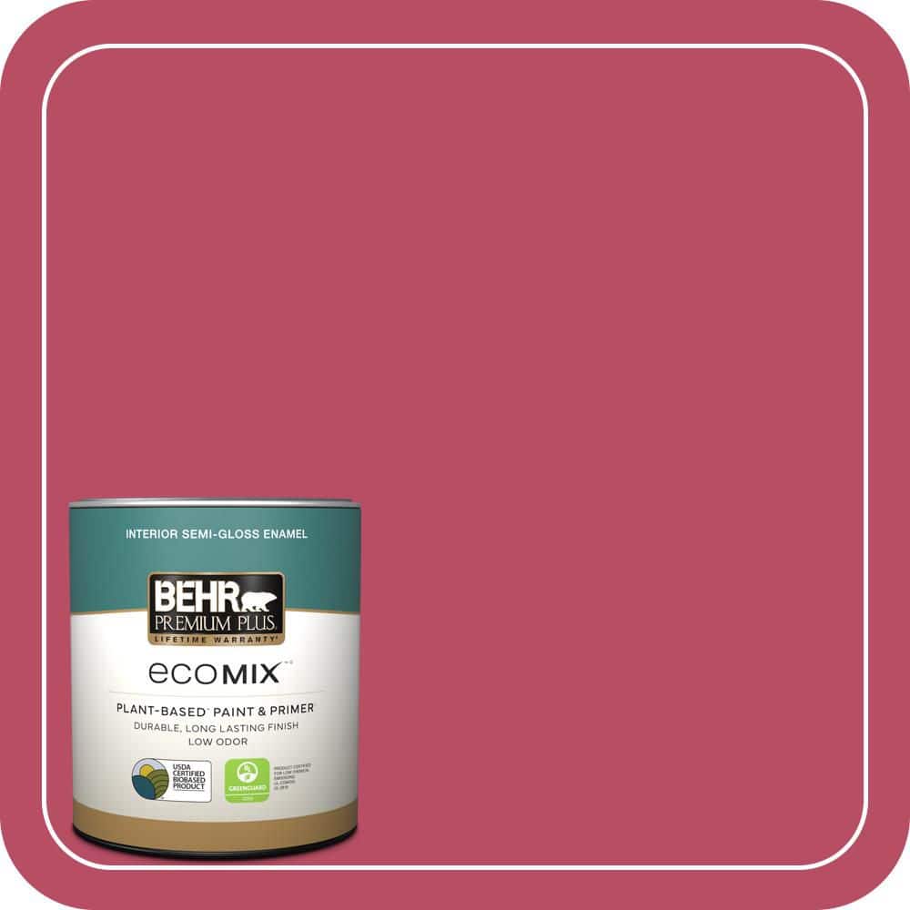 1 qt. #P130-7 Glamorous Semi-Gloss Enamel EcoMix Plant-Based Interior Paint & Primer price history on PriceWatchPro