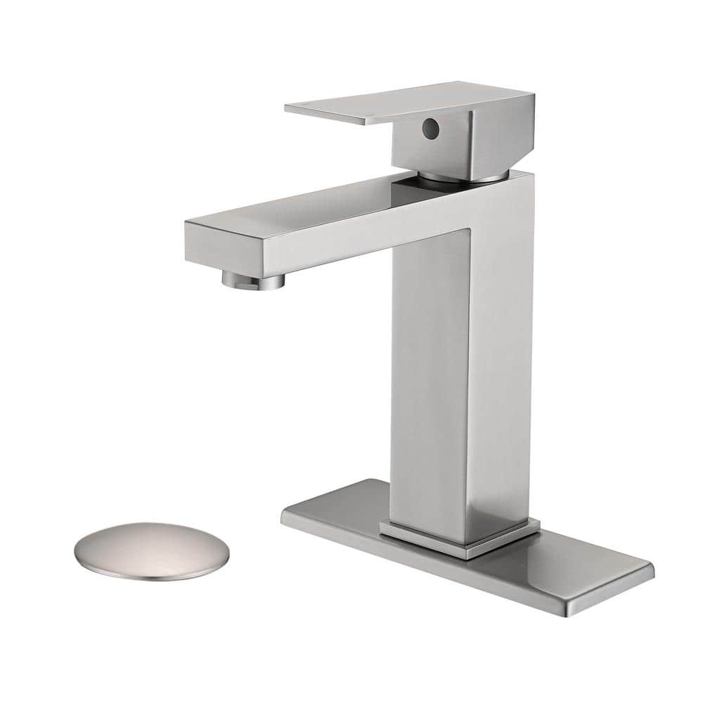 Reviews for PROOX SingleHandle Single Hole Bathroom Faucet with Deck