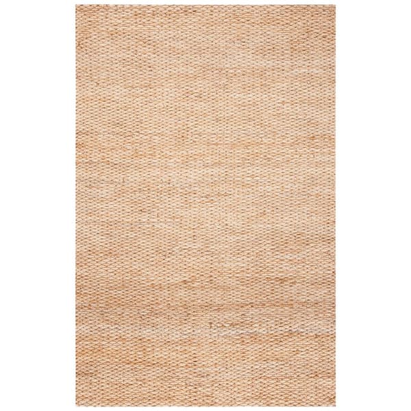 SAFAVIEH Natural Fiber Beige 8 ft. x 10 ft. Woven Solid Area Rug