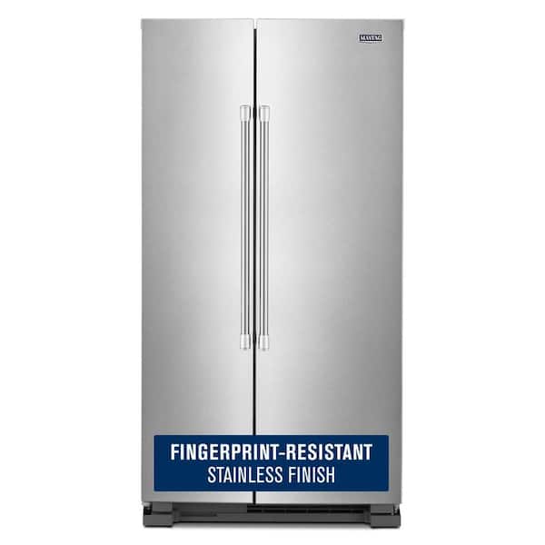 36 in. 24.9 cu. ft. Side by Side Refrigerator in Fingerprint Resistant Stainless Finish