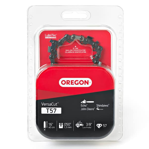 Oregon T57 Chainsaw Chain for 16 in. Bar Fits Echo, Cub Cadet, John Deere, Shindaiwa, Craftsman and more