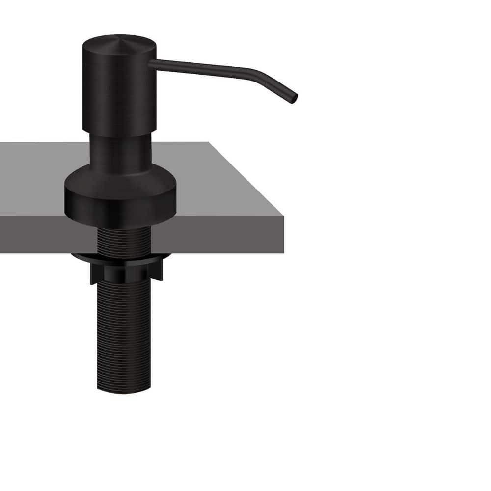 Black Stainless Steel Sink Soap Dispenser for Kitchen Sink with 47 in. Extension Tube Kit, No Need to Fill Little Bottle price history on PriceWatchPro