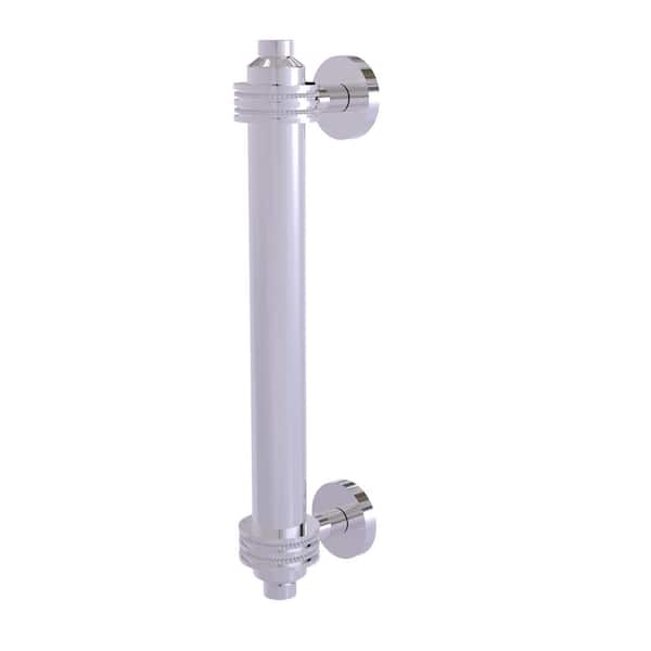 Allied Brass 8 in. Center-to-Center Door Pull with Dotted Aents in Polished Chrome