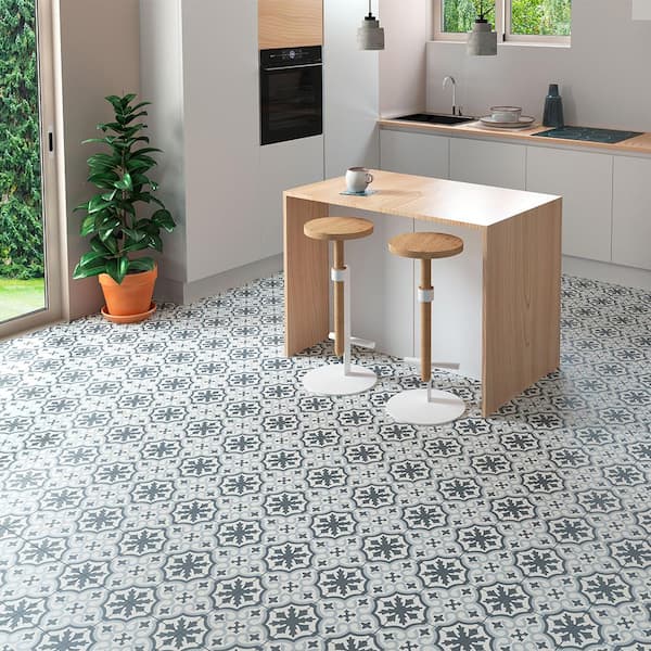Berkeley Essence Sky 17-3/4 in. x 17-3/4 in. Porcelain Floor and Wall Tile (11.1 sq. ft./Case)