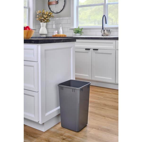 Polymer Replacement 27 qt. Waste/Trash Container for Rev-A-Shelf Pullouts