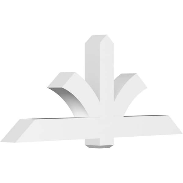 Ekena Millwork Redmond 72 in. W x 30 in. H x 6 in. D Signature Polyurethane Bracket