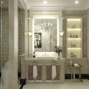 24 in. W x 36 in. H Rectangular Frameless Super Bright Backlited LED Anti-Fog Tempered Glass Wall Bathroom Vanity Mirror
