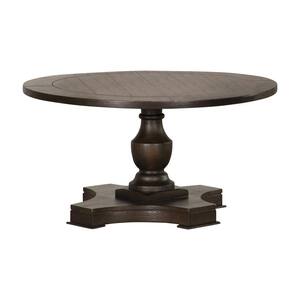 Sandberg Furniture Stanton 38 in. Mango Round Solid Wood Coffee Table ...