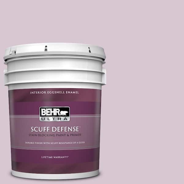 BEHR ULTRA 5 gal. #680E-3 Rosy Lavender Extra Durable Eggshell Enamel Interior Paint & Primer