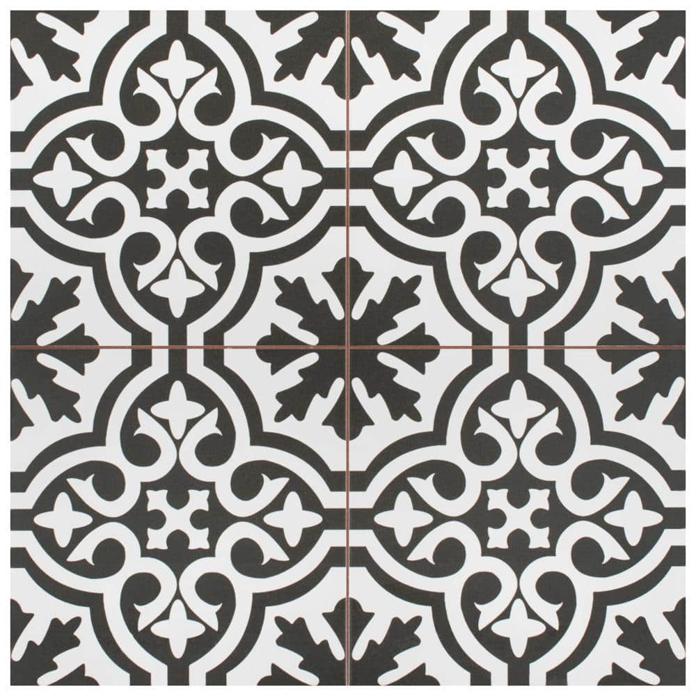 Hand-Painted Ceramic House Number Tiles - Soto M-3 Style, 11x5.5cm Black Spanish Design