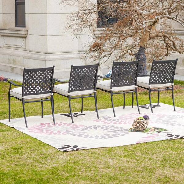 patio festival metal outdoor dining chair