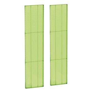 60 in. H x 13.5 in. W Green Styrene Pegboard with One Sided Panel (2-Pieces per Box)
