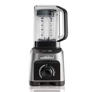 32 oz. 14-Speed Black and Grey Countertop Blender with Quiet Shield