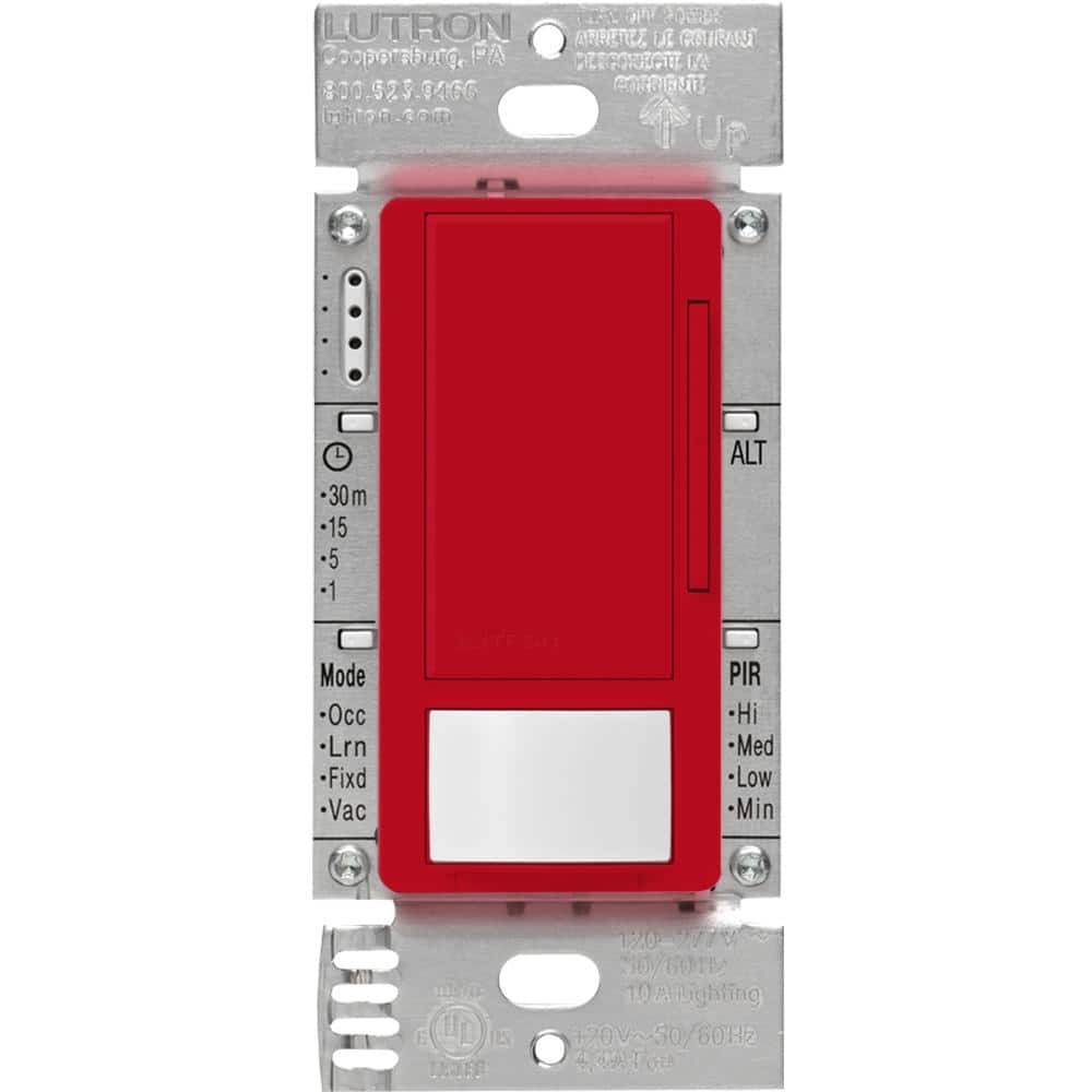 Maestro 0-10 Volt Dimmer Sensor Switch, 8A/120-277 Volt, Single-Pole/3-Way, Red (MS-Z101-HT) price history on PriceWatchPro