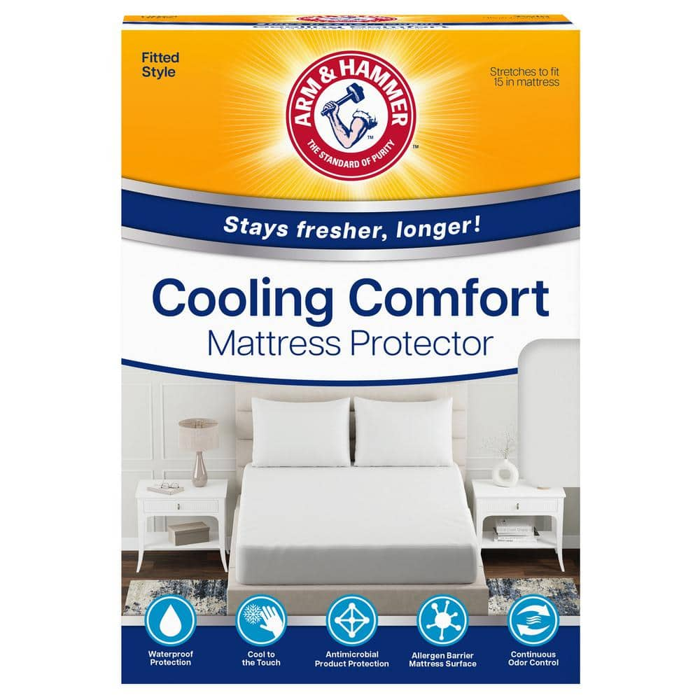 Arm & Hammer Cooling Comfort Fitted Twin Mattress Protector