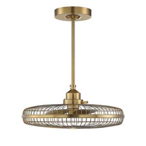 Wetherby 26 in. Integrated LED Indoor/Outdoor Warm Brass 1-Light Ceiling Fan