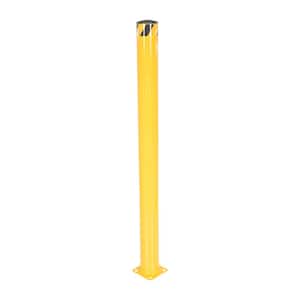 72 in. x 5.5 in. Yellow Steel Pipe Safety Bollard