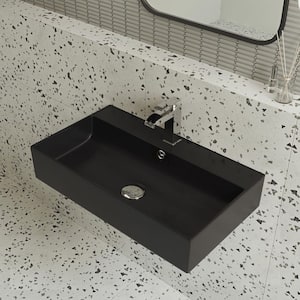 Swiss Madison Château Glossy White Ceramic Rectangular Wall Mount Bathroom  Sink & Reviews