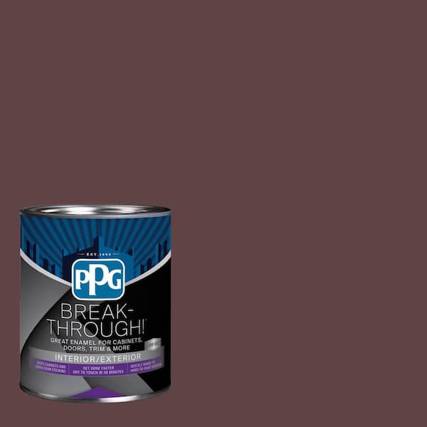 1 qt. PPG13-07 Enchanting Eggplant Satin Door, Trim & Cabinet Paint
