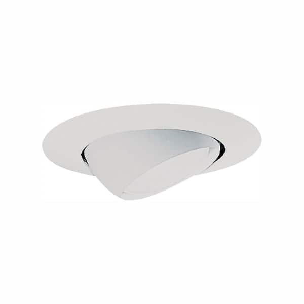 HALO 78 Series 6 in. White Recessed Ceiling Light Trim with Adjustable Eyeball (6-Pack)