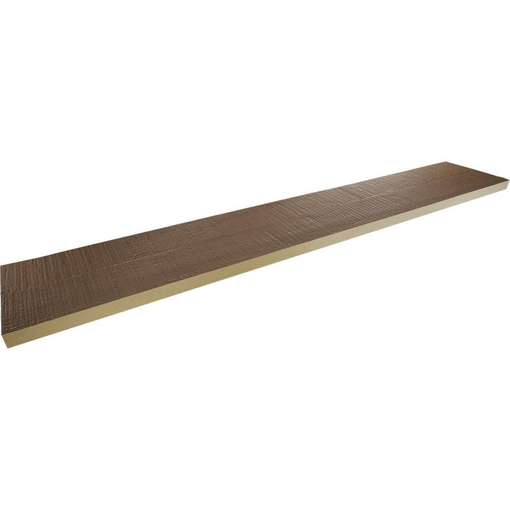 Honey Wheat Rough Cedar Faux Wood Beam Plank 8' x 6"