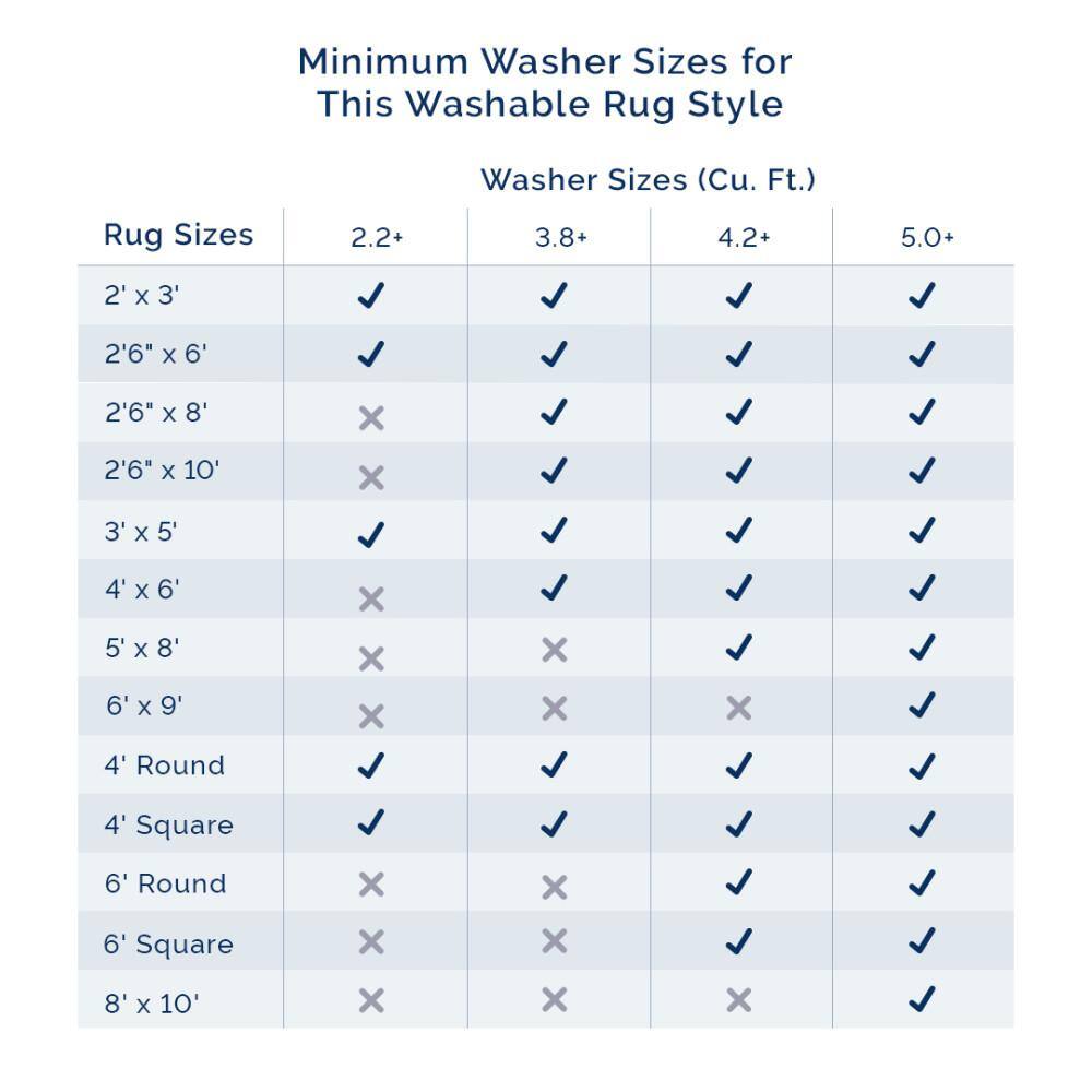 Beige Rectangular Washable Shag Area Rug