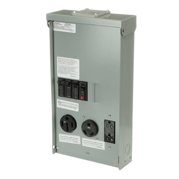 100 Amp 5-Space 10-Circuit Overhead RV Panel (U075GTL)