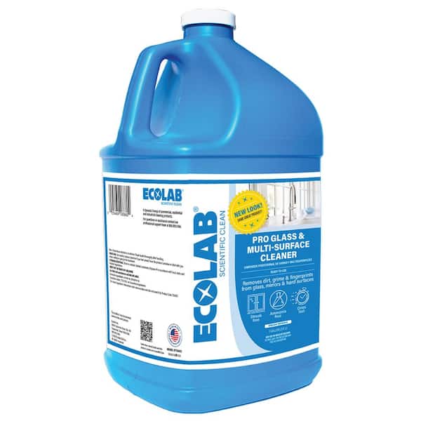 1 Gal. Ammonia-Free Pro Glass Cleaner and Multi-Surface Cleaner Spray Bottle for Windows and Mirrors