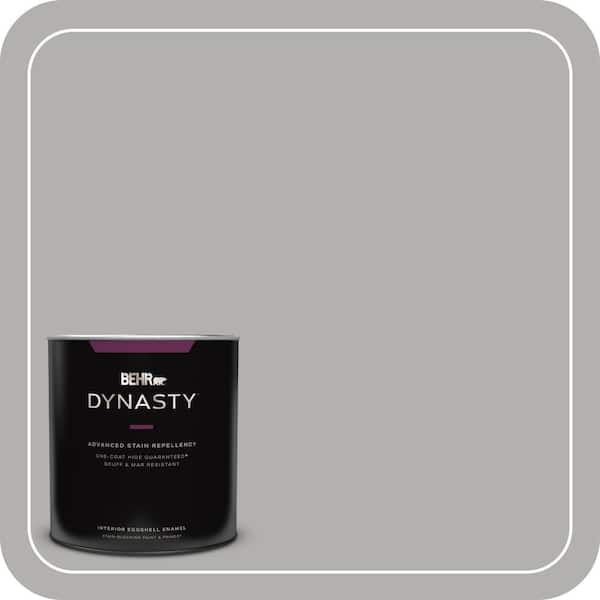 BEHR DYNASTY 1 qt. #BXC-25 Colonnade Gray Eggshell Enamel Interior Stain-Blocking Paint and Primer